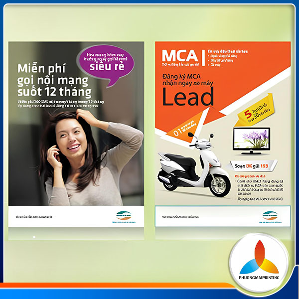 In poster, tờ rơi, tờ gấp